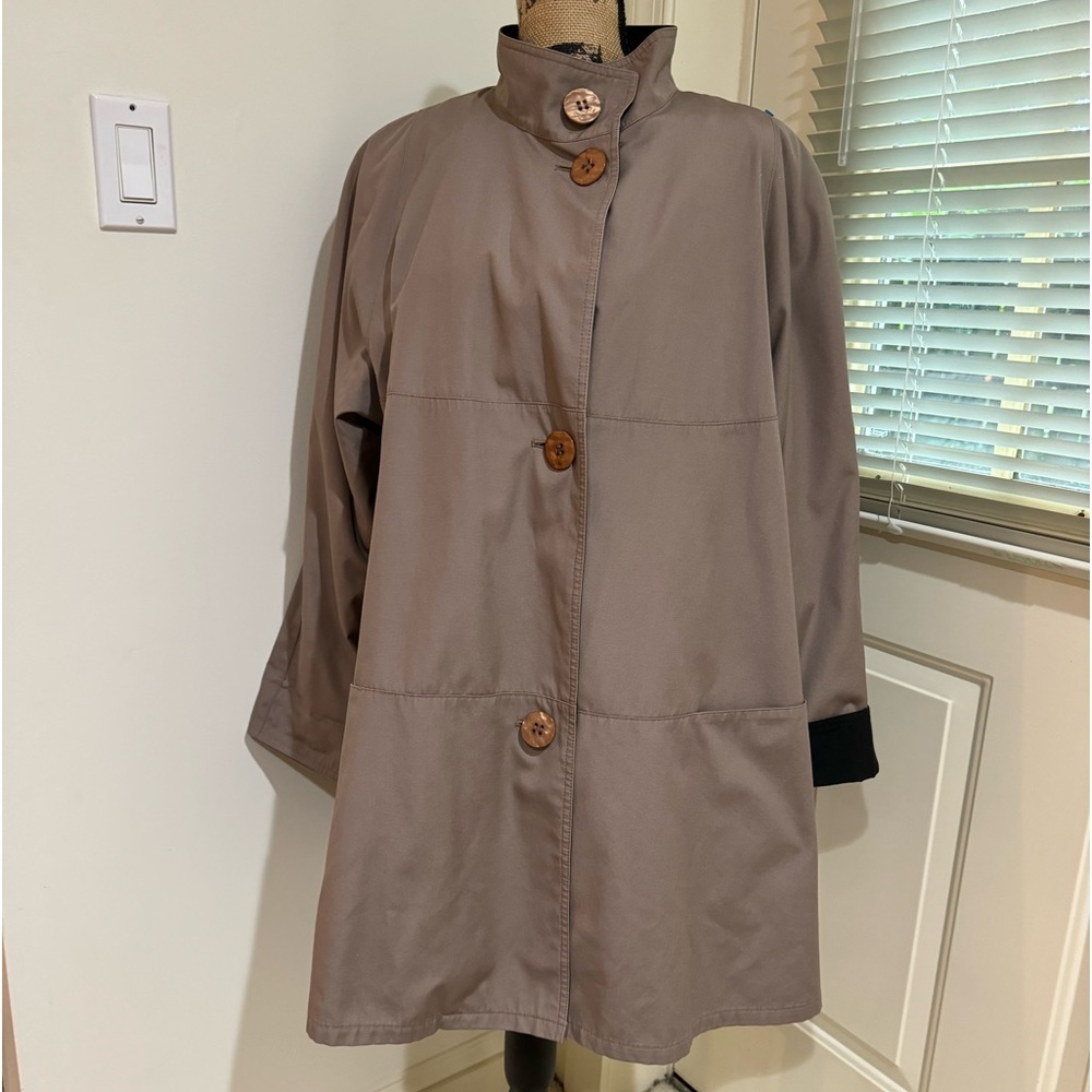 London Fog Taupe Trench Coat